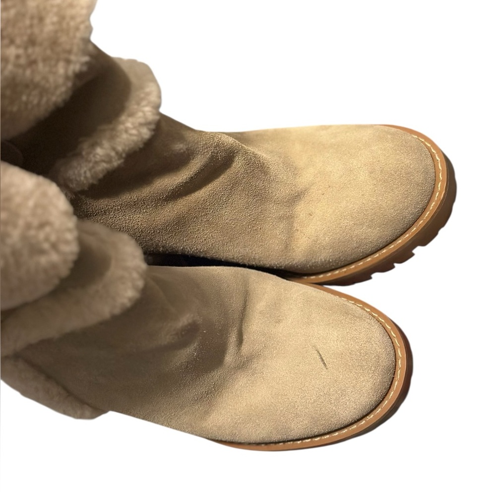 Coach Harlie Suede Bootie Shearing Trim women's 8B - Picture 8 of 15